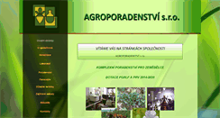 Desktop Screenshot of agroporadenstvi.net